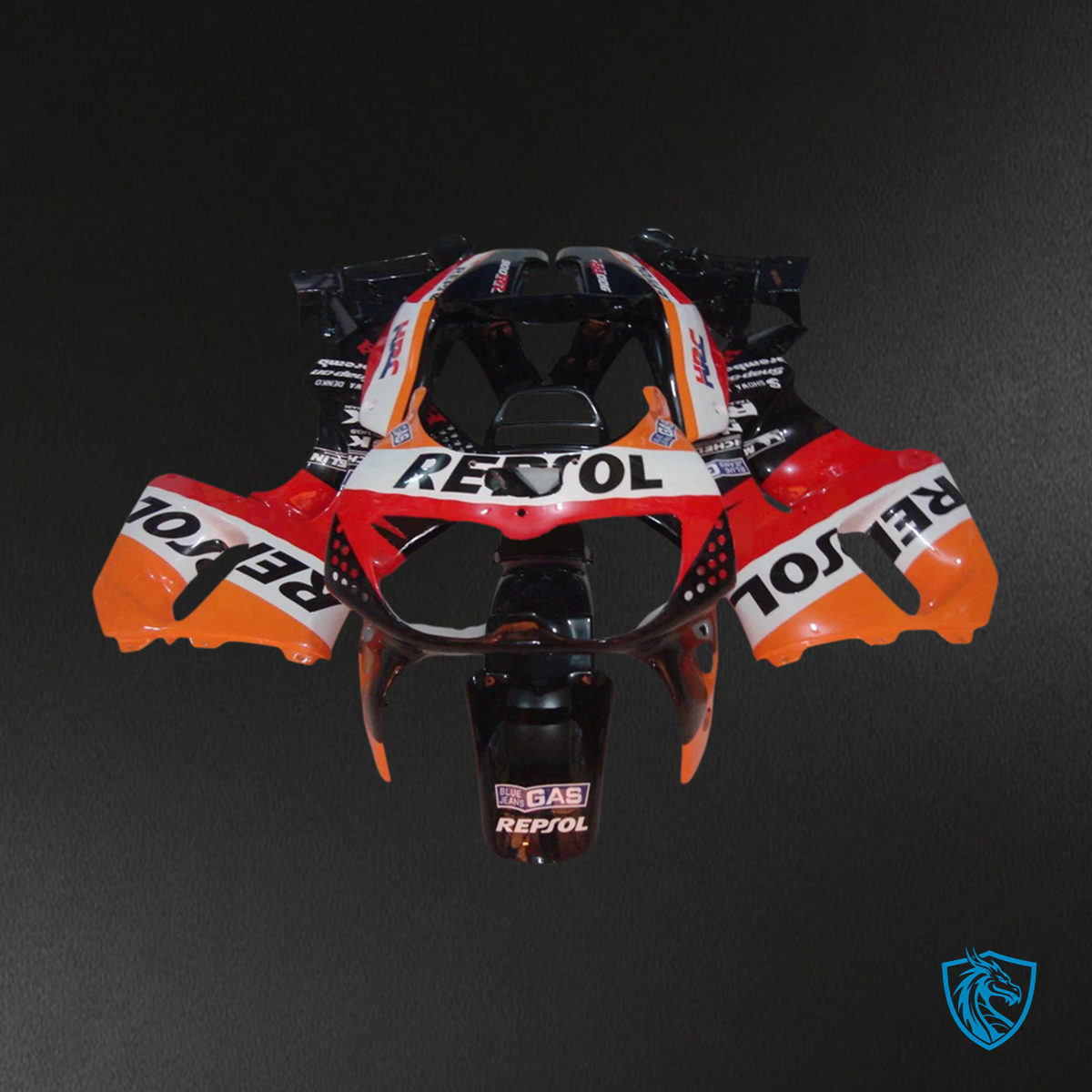 Honda CBR900RR 893 (1994-1995) Red & Orange Repjol - Fairing Kit