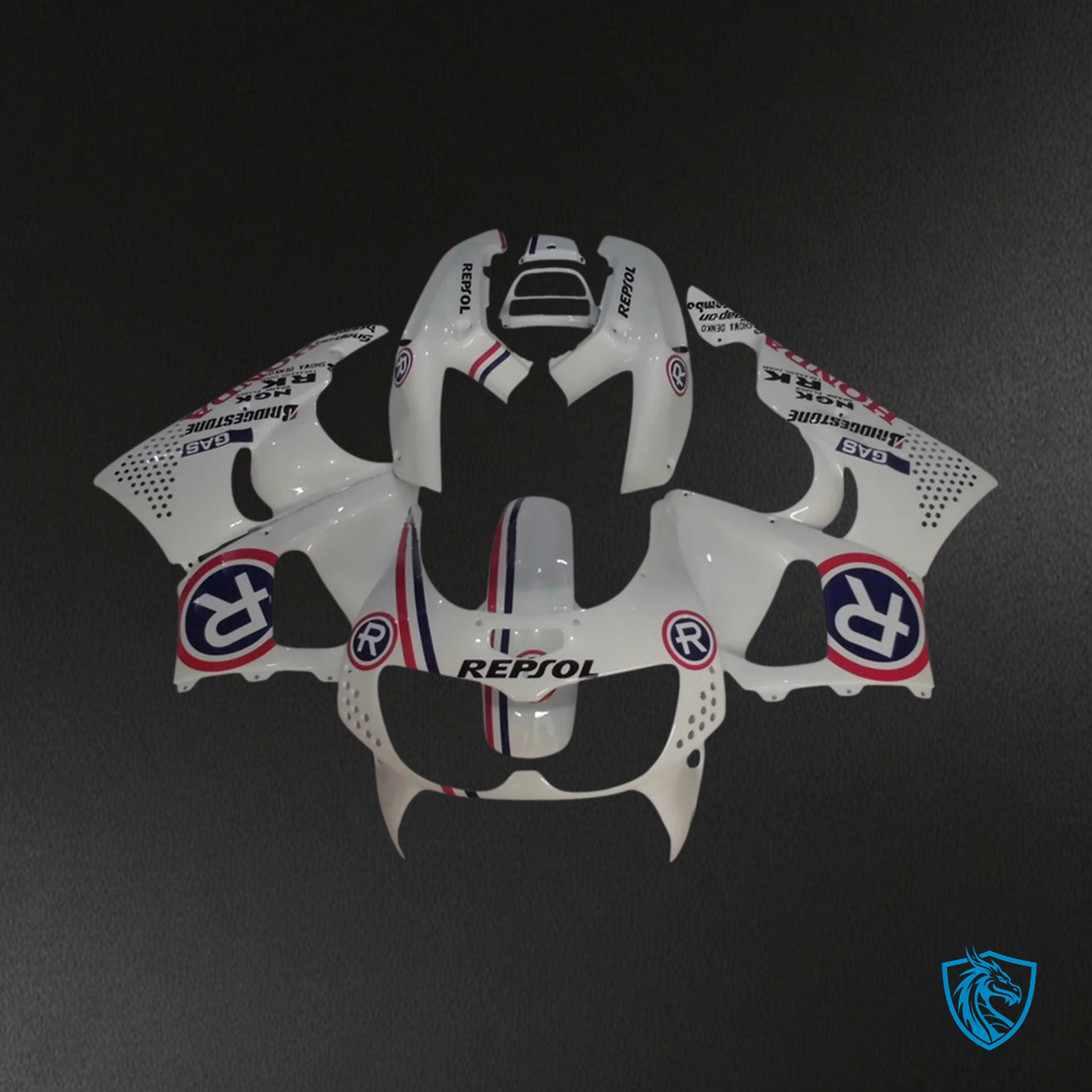 Honda CBR900RR 893 (1994-1995) White Repjol - Fairing Kit