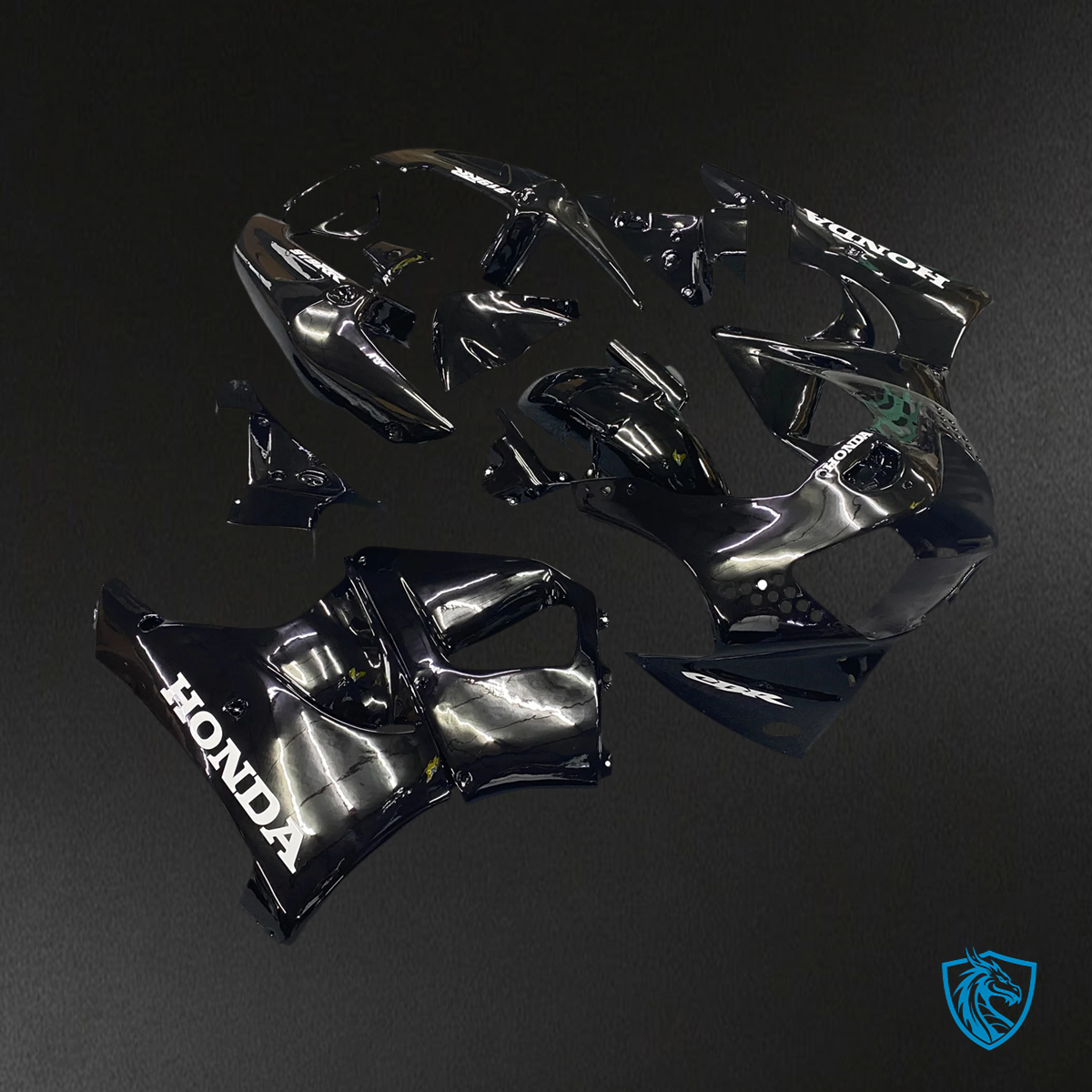Honda CBR900RR 919 (1998-1999) Black - Fairing Kit