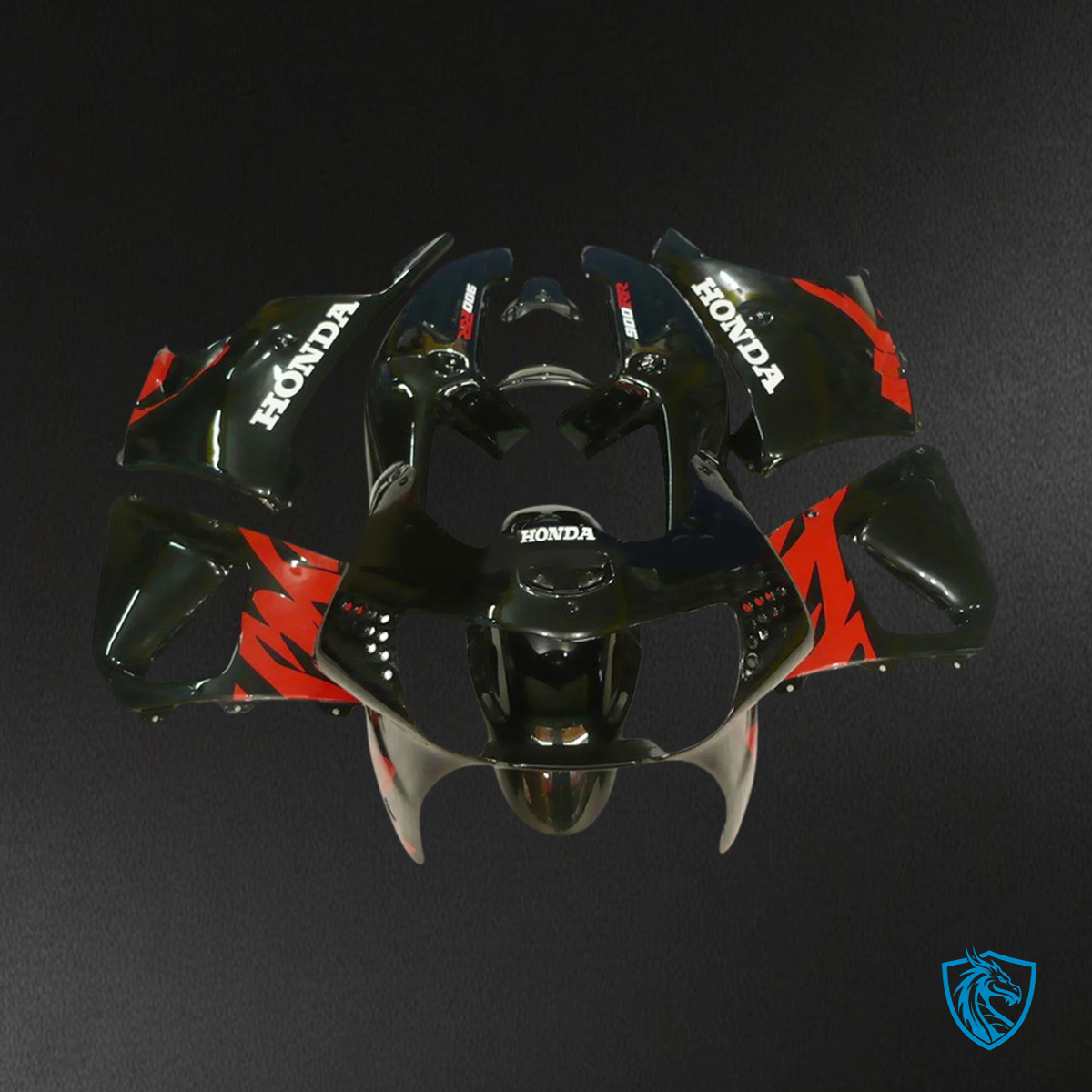 Honda CBR900RR 919 (1998-1999) Black - Fairing Kit
