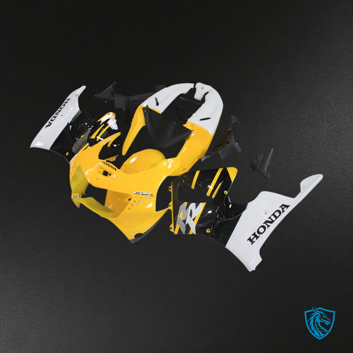 Honda CBR900RR 919 (1998-1999) Black & Yellow - Fairing Kit