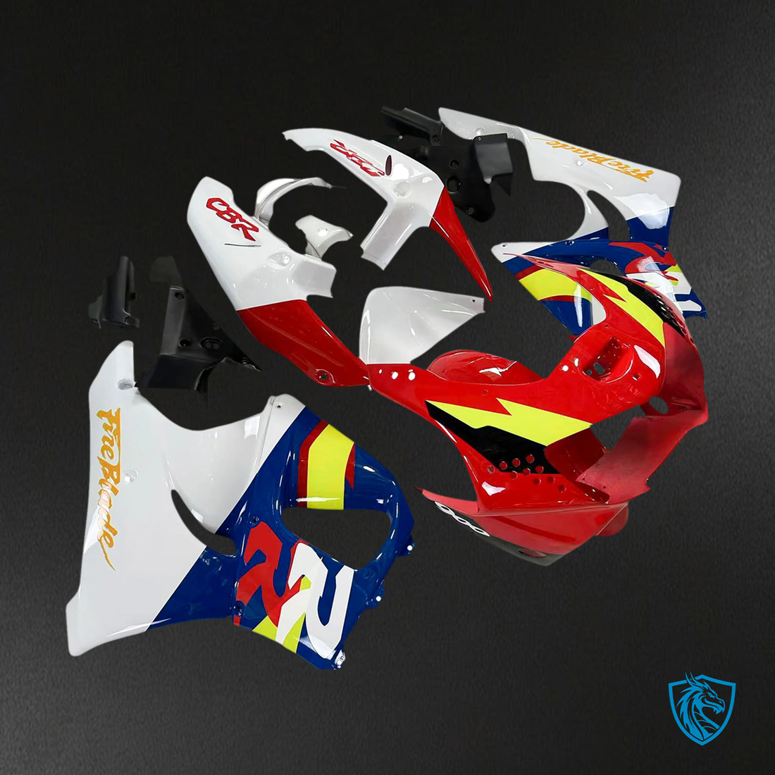 Honda CBR900RR 919 (1998-1999) Blue & Red - Fairing Kit