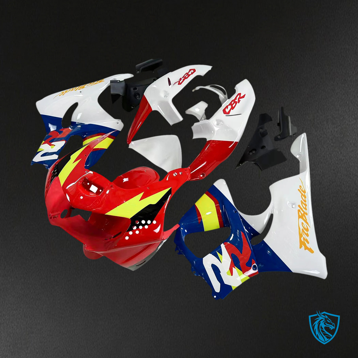 Honda CBR900RR 919 (1998-1999) Blue & Red - Fairing Kit