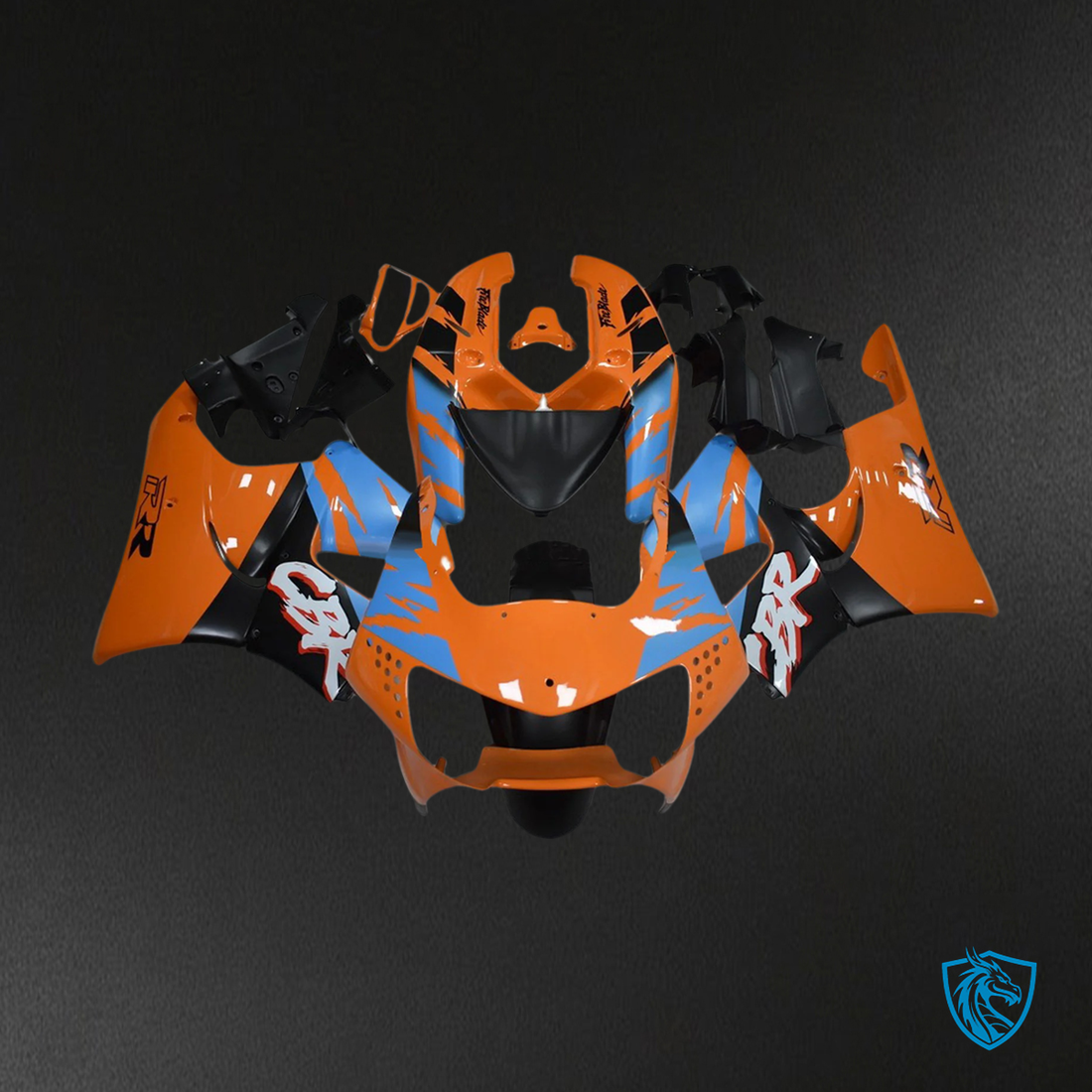 Honda CBR900RR 919 (1998-1999) Orange & Black - Fairing Kit