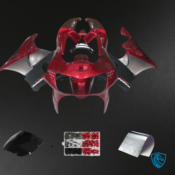 Honda CBR900RR 919 (1998-1999) Red Black & Gray - Fairing Kit
