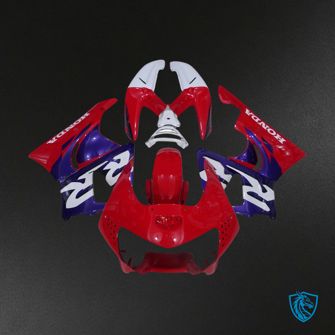 Honda CBR900RR 919 (1998-1999) Red Blue & White - Fairing Kit