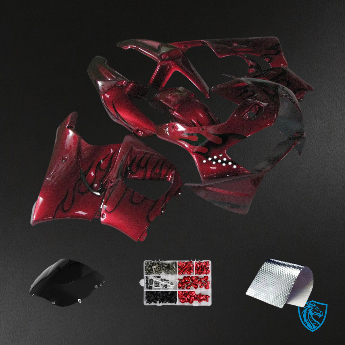 Honda CBR900RR 919 (1998-1999) Red - Fairing Kit