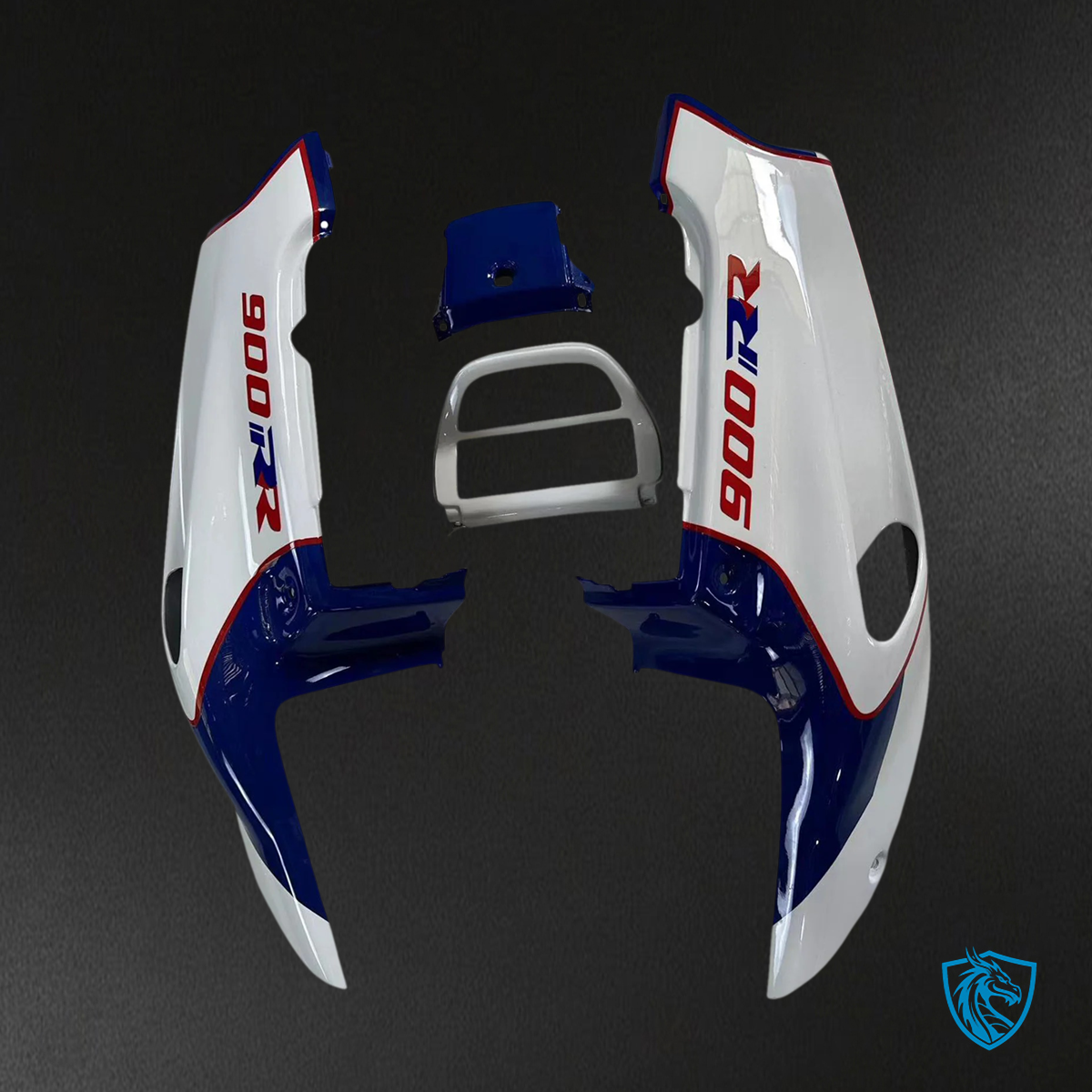 Honda CBR900RR 893 (1992-1993) White & Blue - Fairing Kit