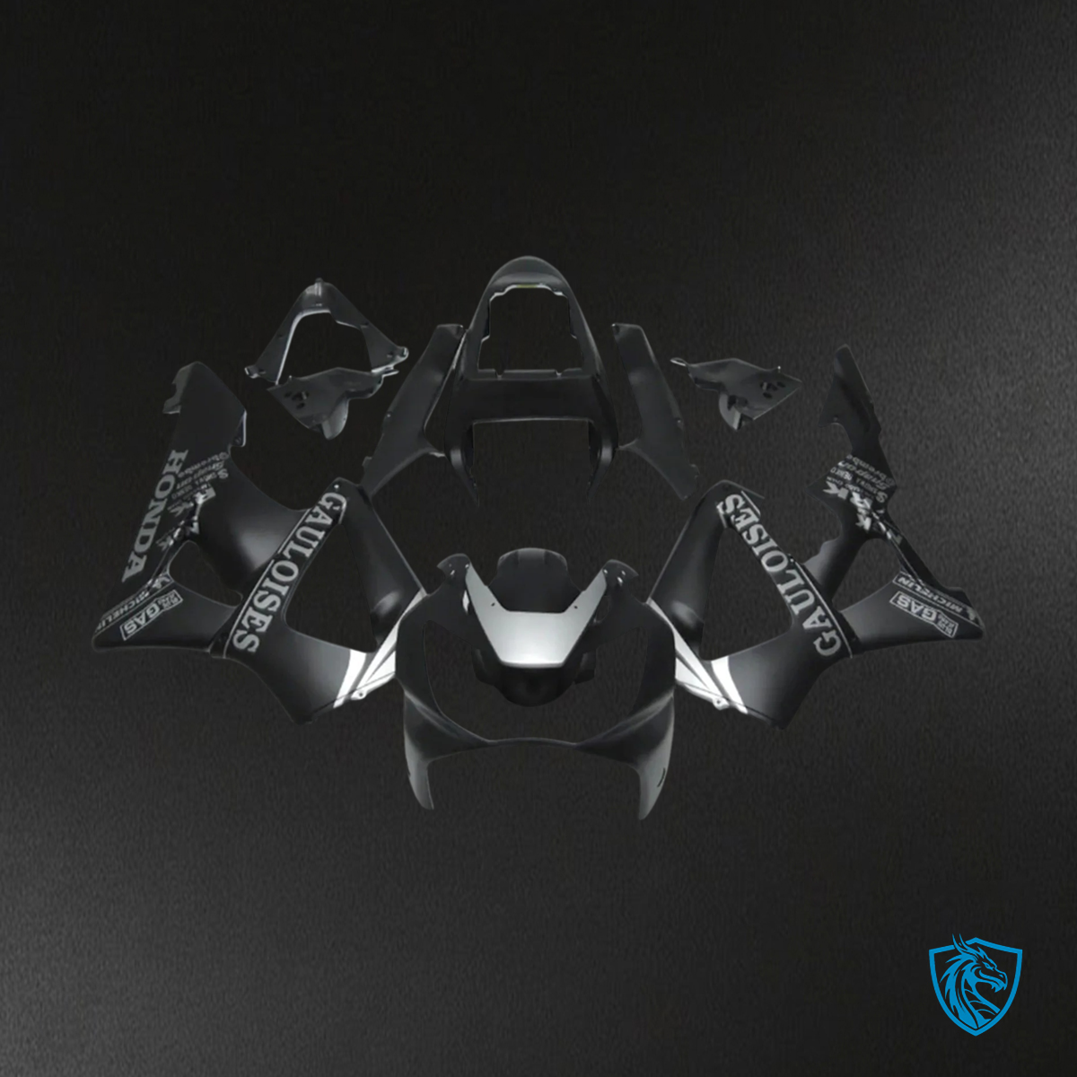 Honda CBR929RR (2000-2001) Black - Fairing Ki