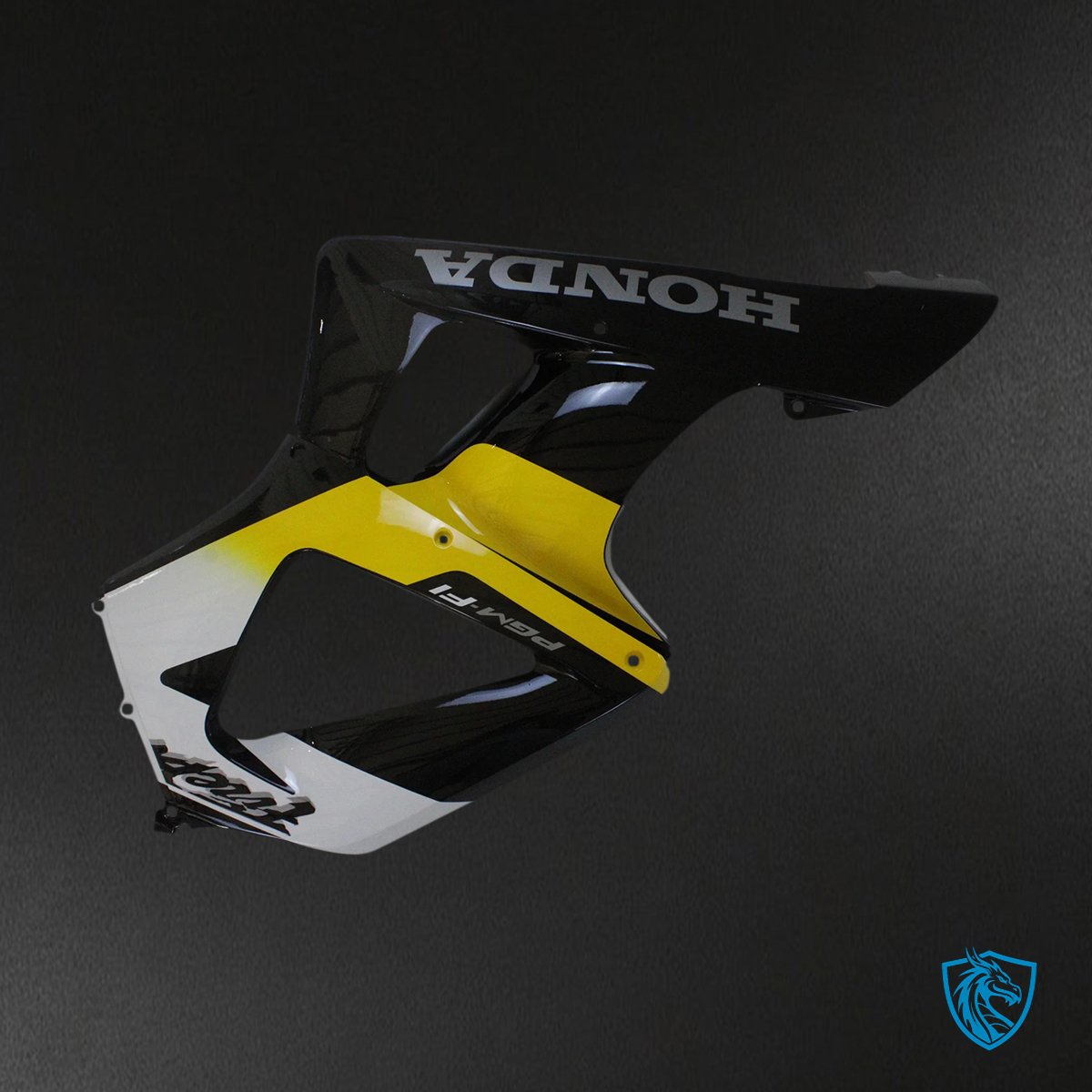 Honda CBR929RR (2000-2001) Black & Yellow - Fairing Kit