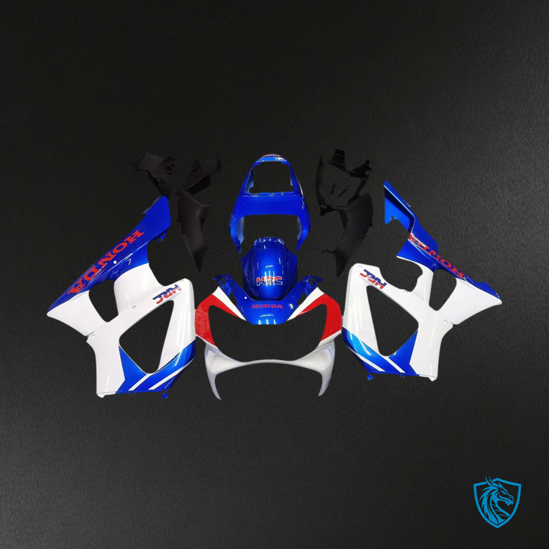 Honda CBR929RR 92000-2001) Blue & White - Fairing Kit