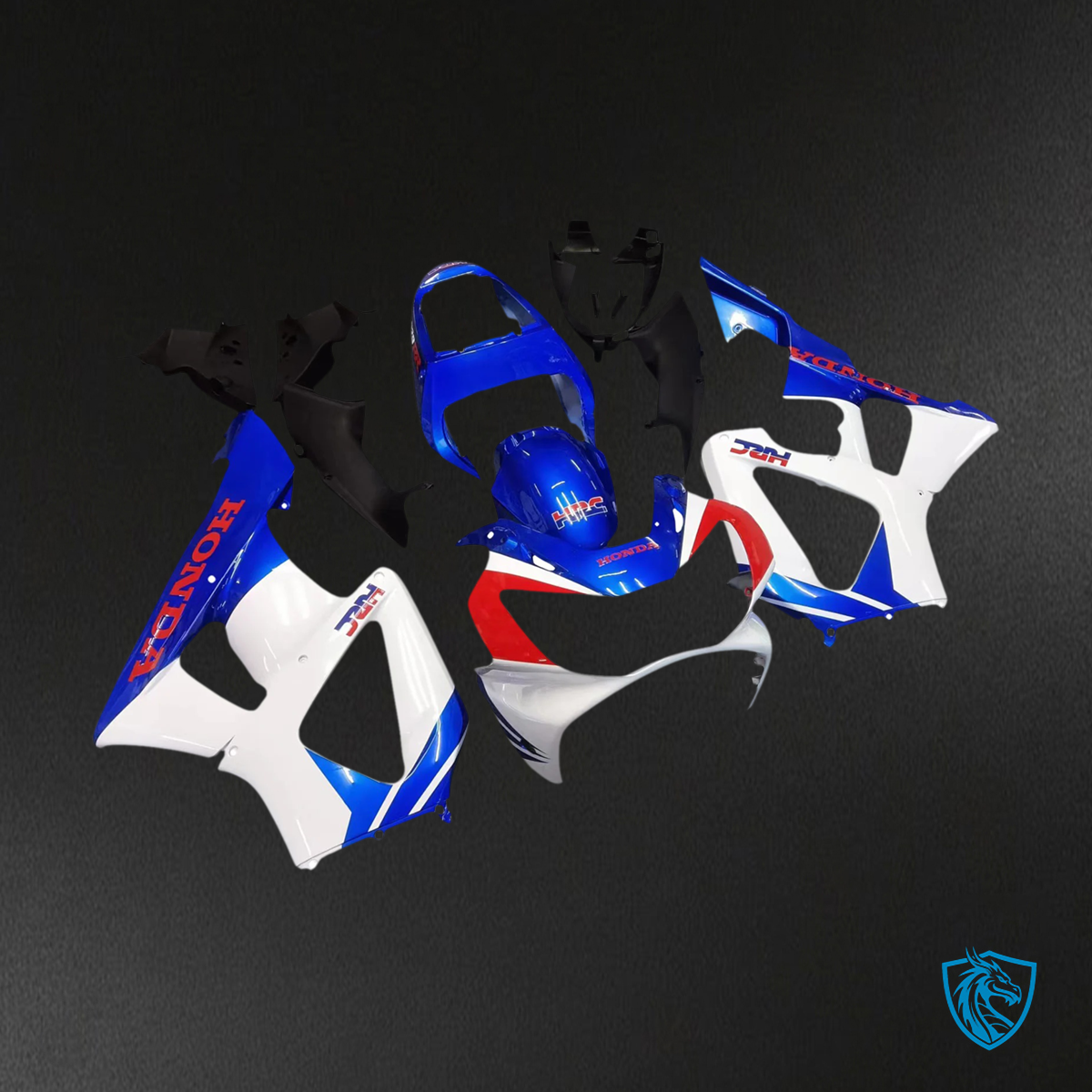 Honda CBR929RR 92000-2001) Blue & White - Fairing Kit