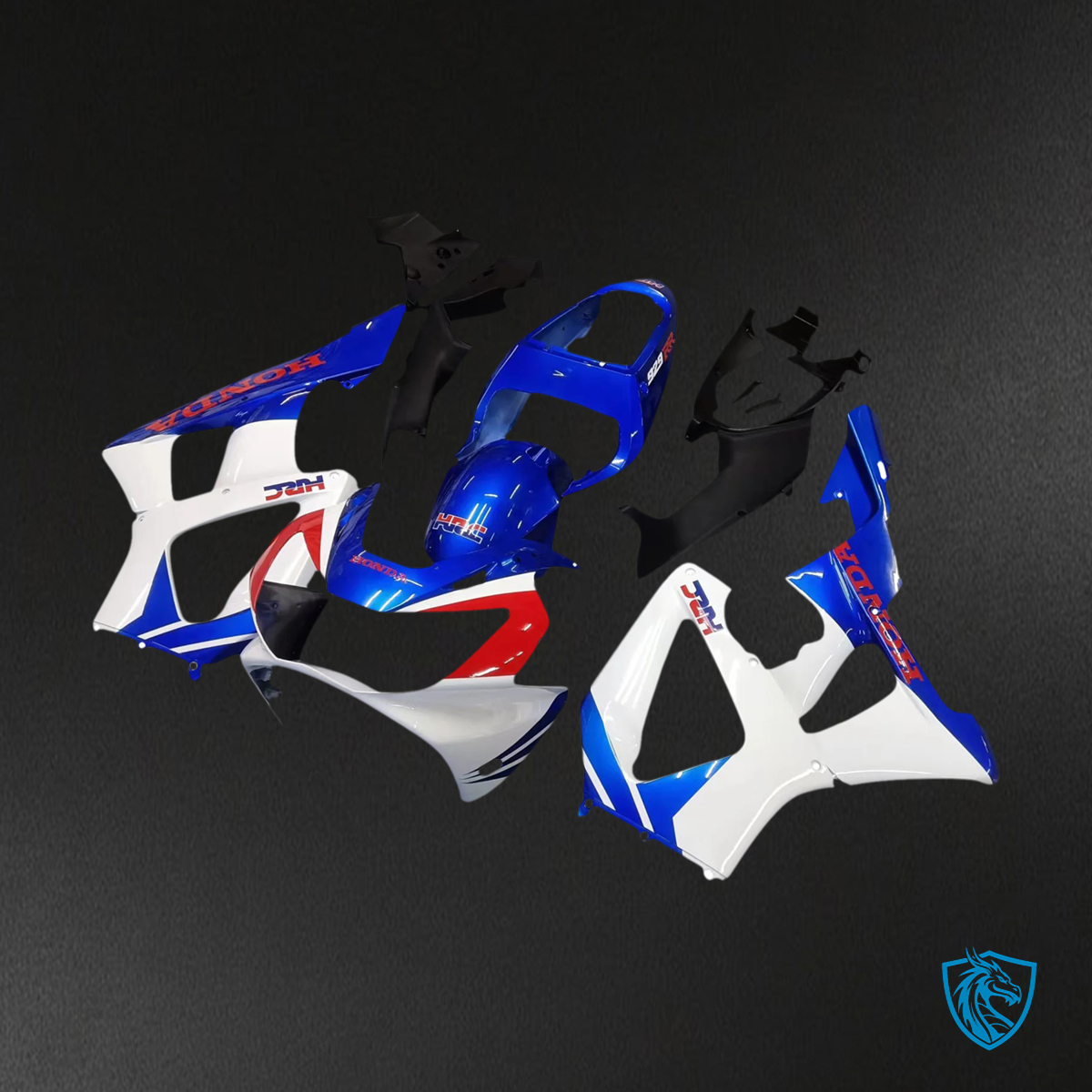 Honda CBR929RR 92000-2001) Blue & White - Fairing Kit