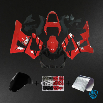 Honda CBR929RR (2000-2001) Red & Black - Fairing Kit