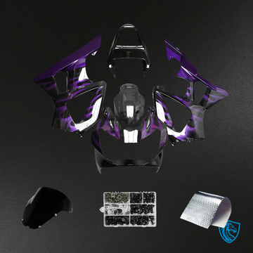 Honda CBR929RR (2000-2001) Purple Black - Fairing Kit