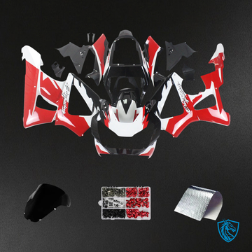 Honda CBR929RR (2000-2001) Red & Black Style5 - Fairing Kit