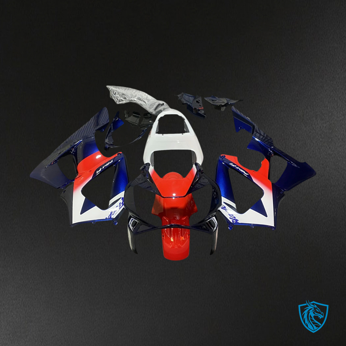 Honda CBR929RR 92000-2001) Red & Blue - Fairing Kit