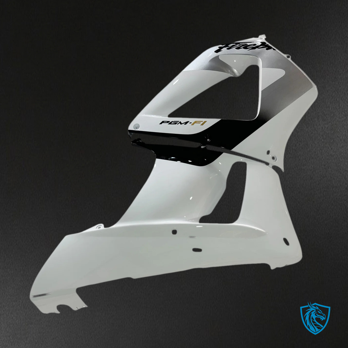 Honda CBR929RR (2000-2001) White & Black - Fairing Kit