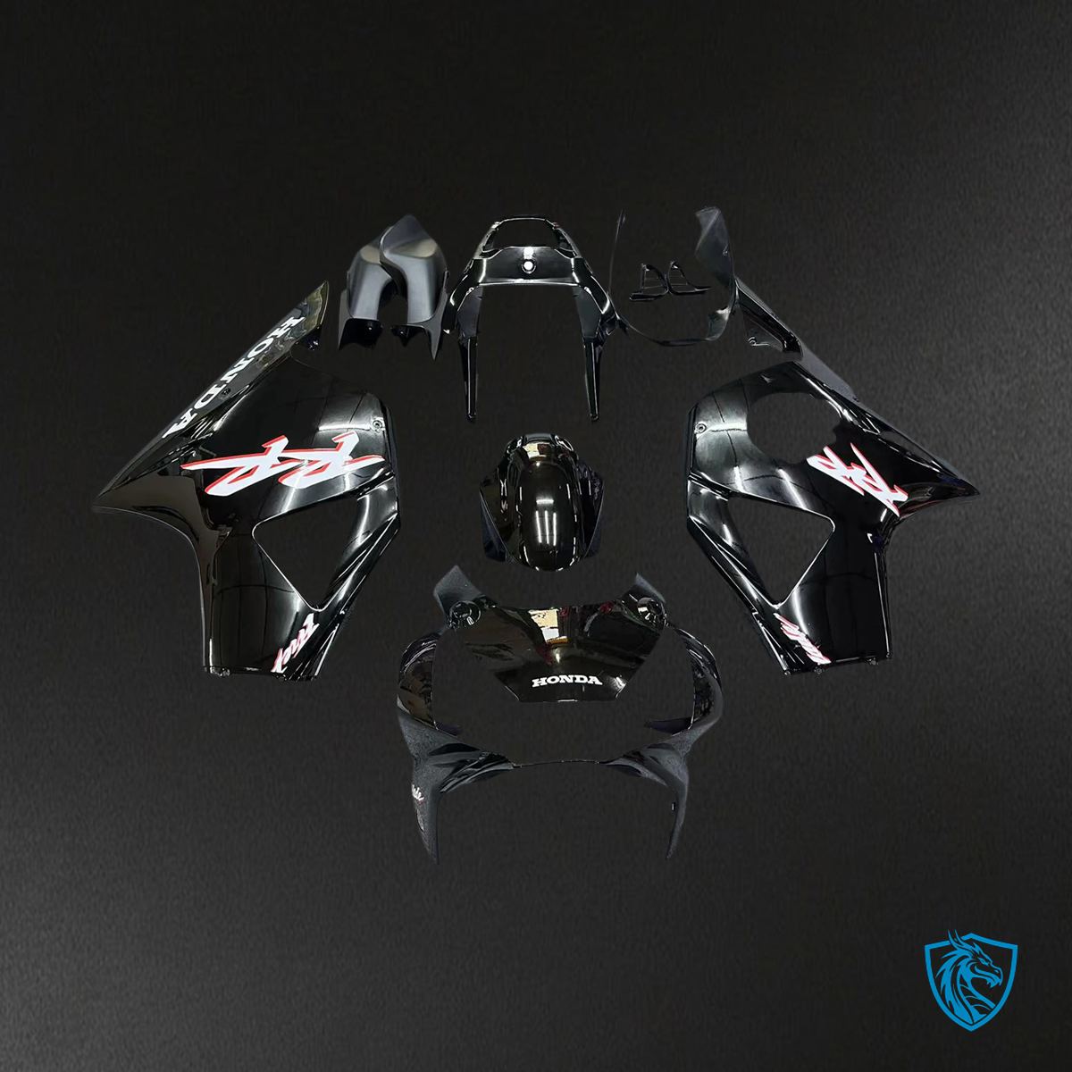 Honda CBR954RR (2002-2003) Black - Fairing Kit