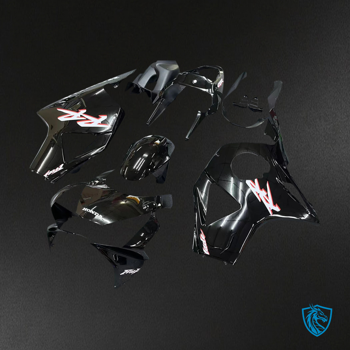 Honda CBR954RR (2002-2003) Black - Fairing Kit