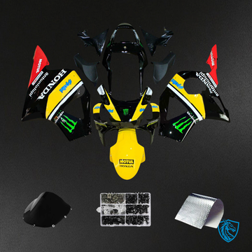 Honda CBR954 (2002-2003) Black & Yellow - Fairing Kit