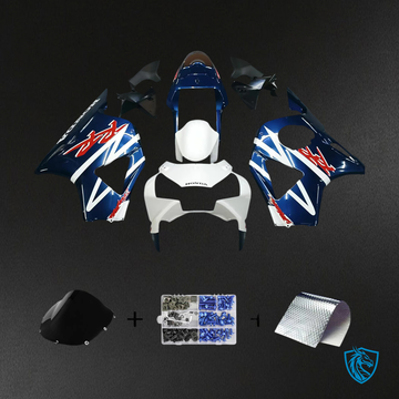 Honda CBR954 (2002-2003) Blue & Black - Fairing Kit