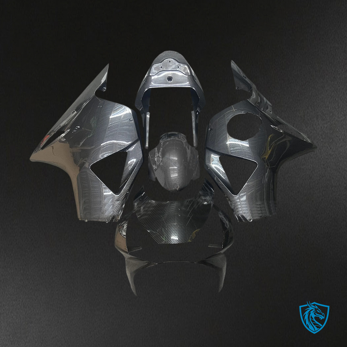 Honda CBR954 (2002-2003) Carbon Fiber Pattern - Fairing Kit