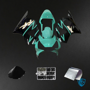 Light Green & Black