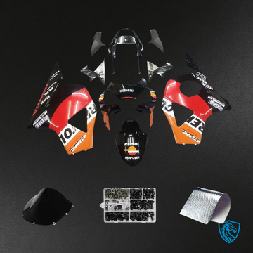 Honda CBR954 (2002-2003) Orange & Black - Fairing Kit