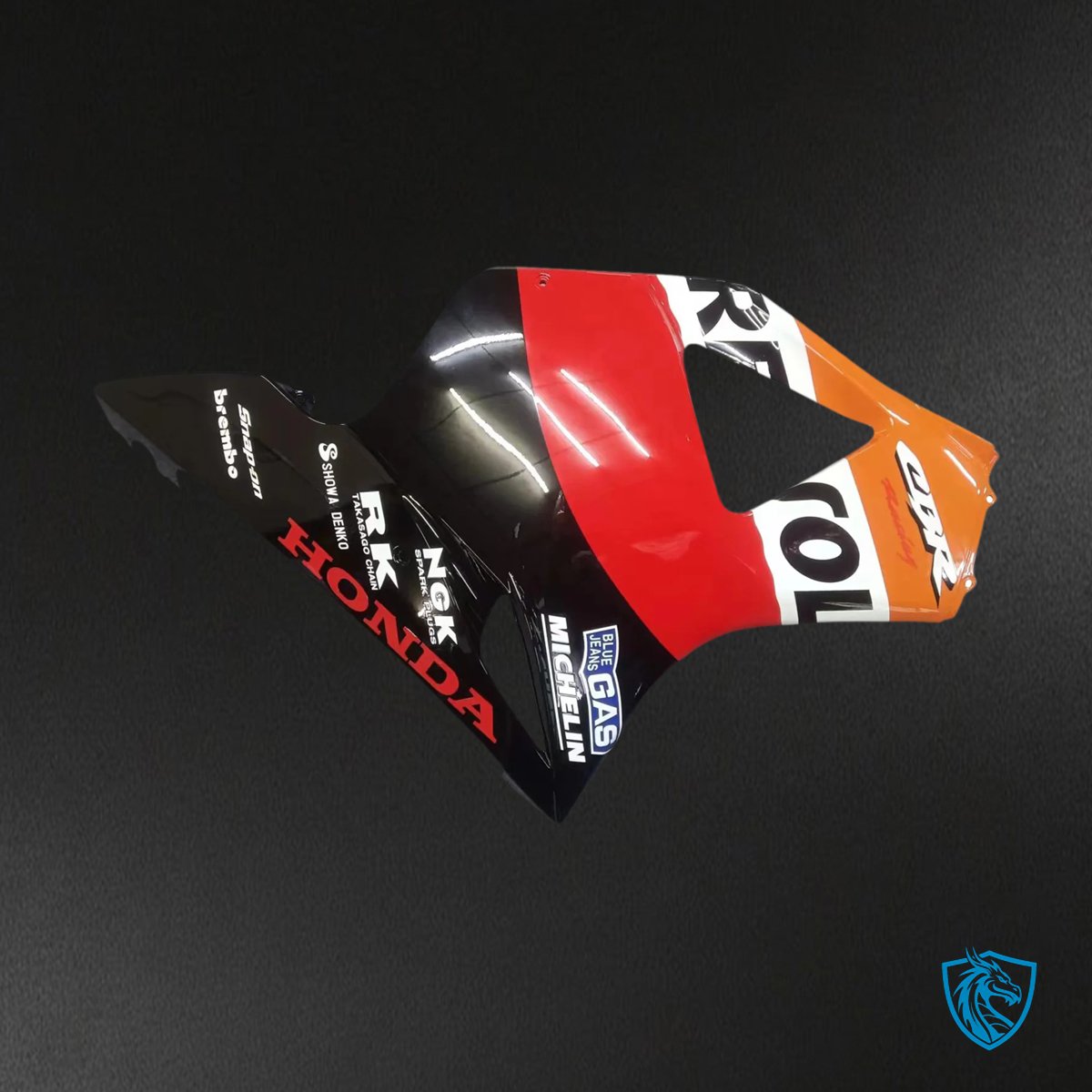 Honda CBR954 (2002-2003) Orange & Black - Fairing Kit