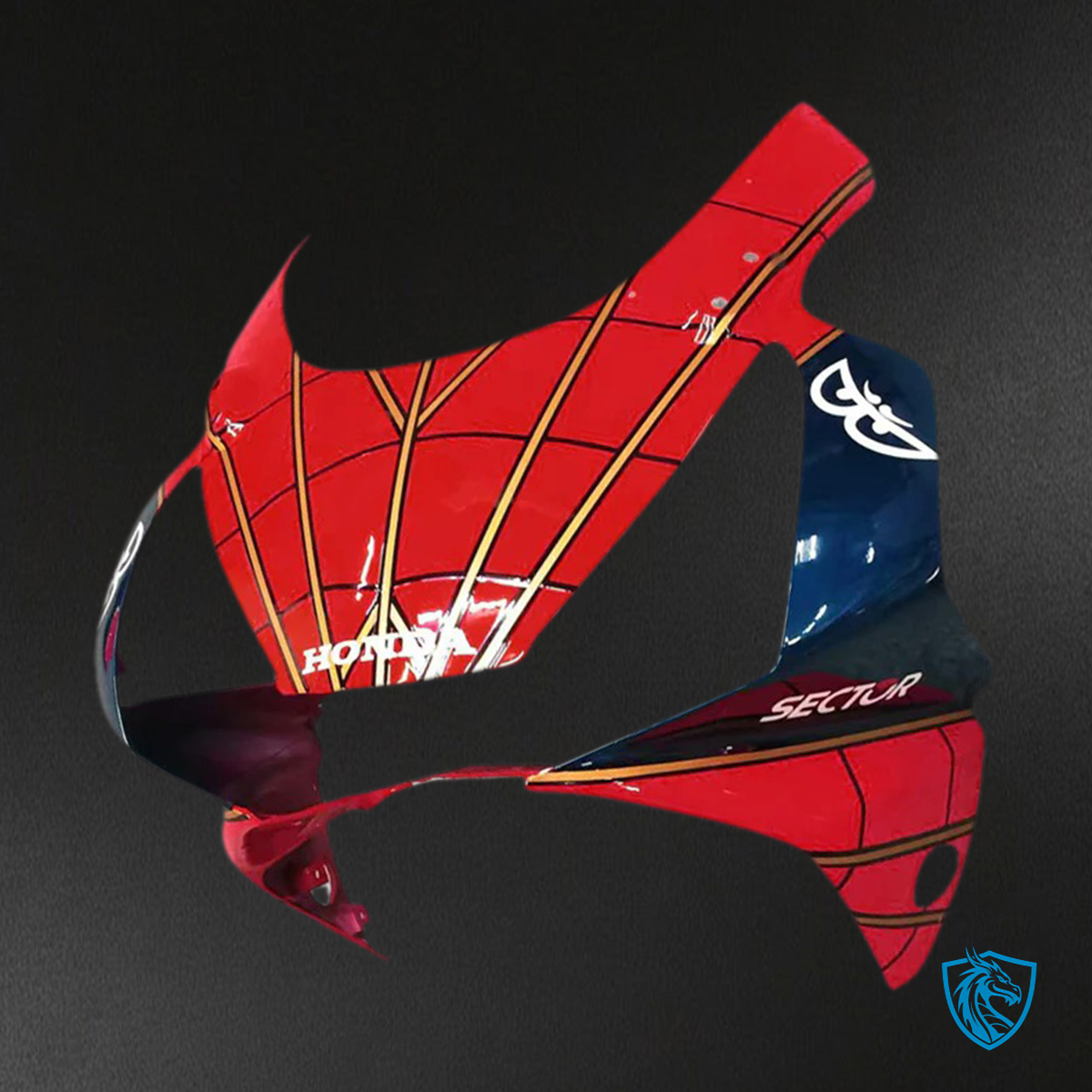 Honda CBR954 (2002-2003) Red & Gold - Fairing Kit