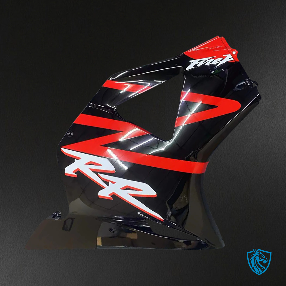 Honda CBR954 (2002-2003) Red & Black - Fairing Kit