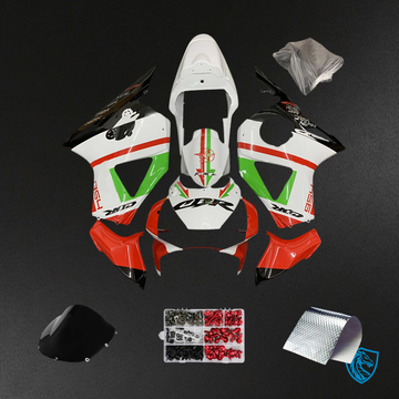 Honda CBR954 (2002-2003) Red & Green - Fairing Kit