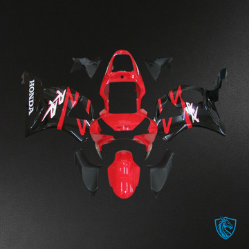 Honda CBR 954, (2002-2003)  Fairing Kit -  Red and Black - ABS Bodywork