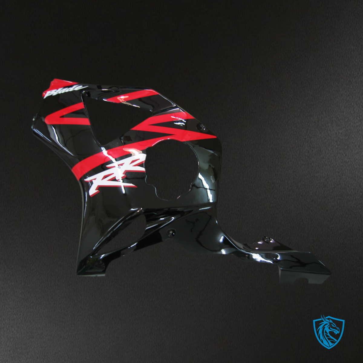 Honda CBR 954, (2002-2003)  Fairing Kit -  Red and Black - ABS Bodywork