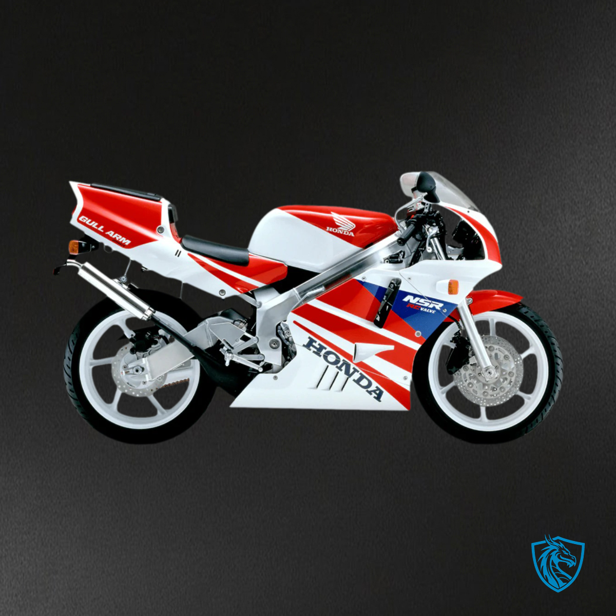 Honda NSR250 PGM-3 (1990-1993) Red Style 2 - Fairing Kit