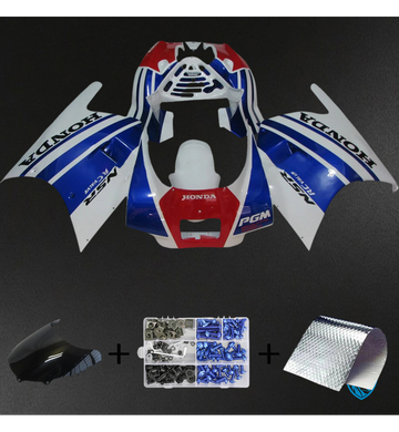 Honda NSR250R (1988) Blue & Red - Fairing Kit
