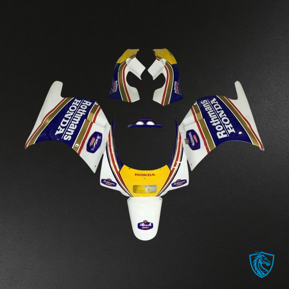 Honda NSR250R (1988) Yellow & Blue - Fairing Kit