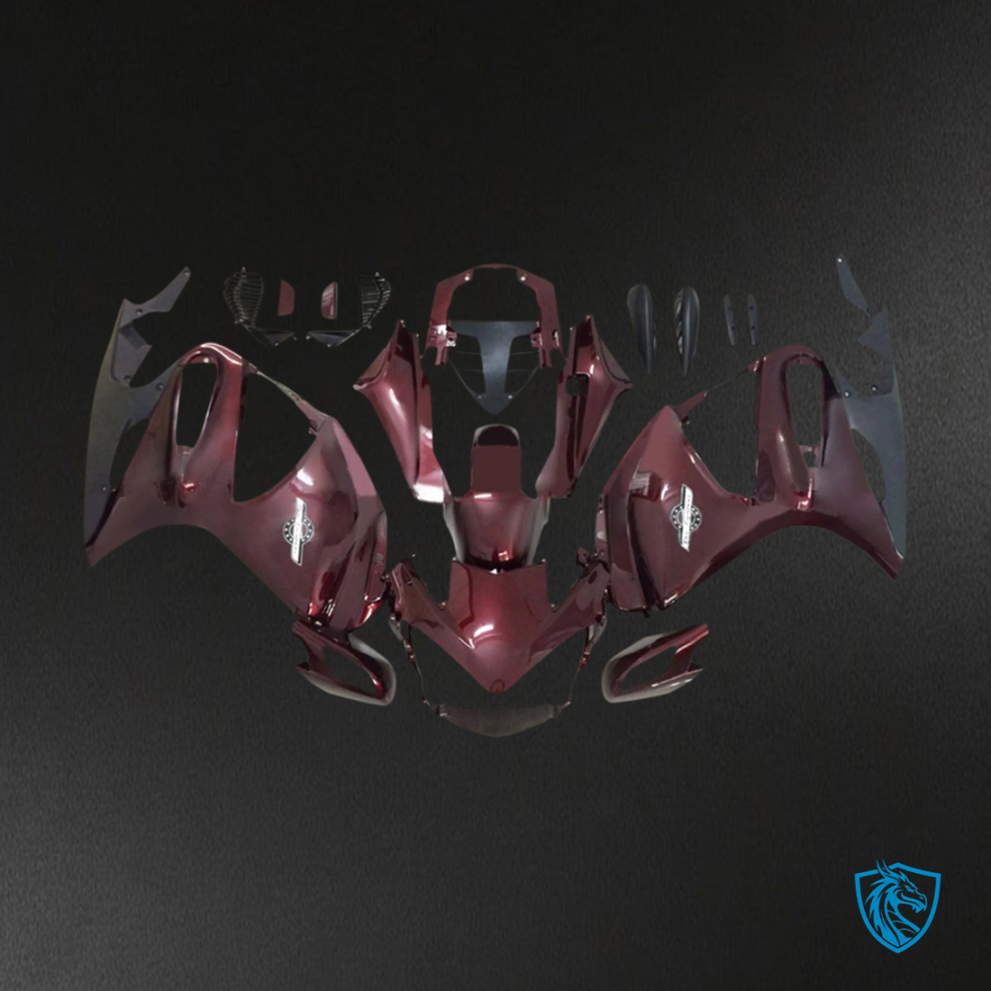 Honda STX1300 2002-2016 Dark Red ABS fairing kit, main view