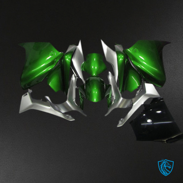 Honda VFR1200 (2010-2013) Dark Green & Silver - MERGEment Motorcycle Fairings Kit