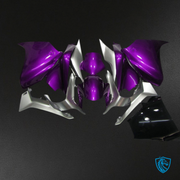 Dark Purple & Silver
