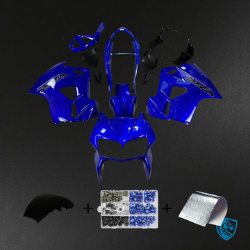 Honda VFR800 (1998-2001) Blue ABS Fairing Kit - Front View