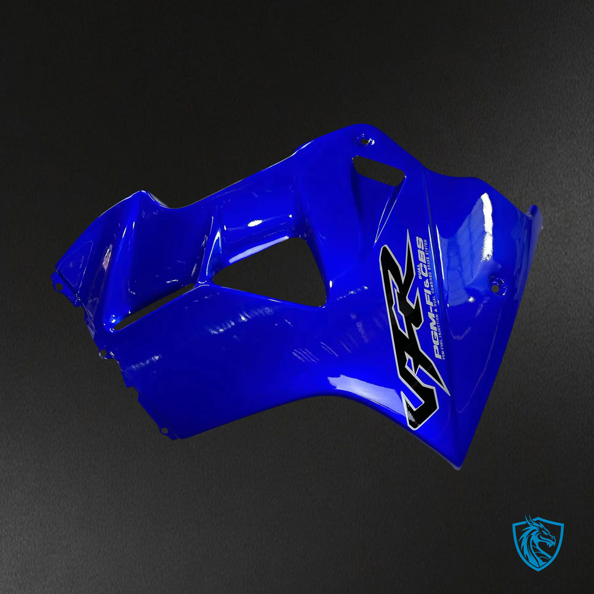 Honda VFR800 (1998-2001) Blue ABS Fairing Kit - Windscreen Area