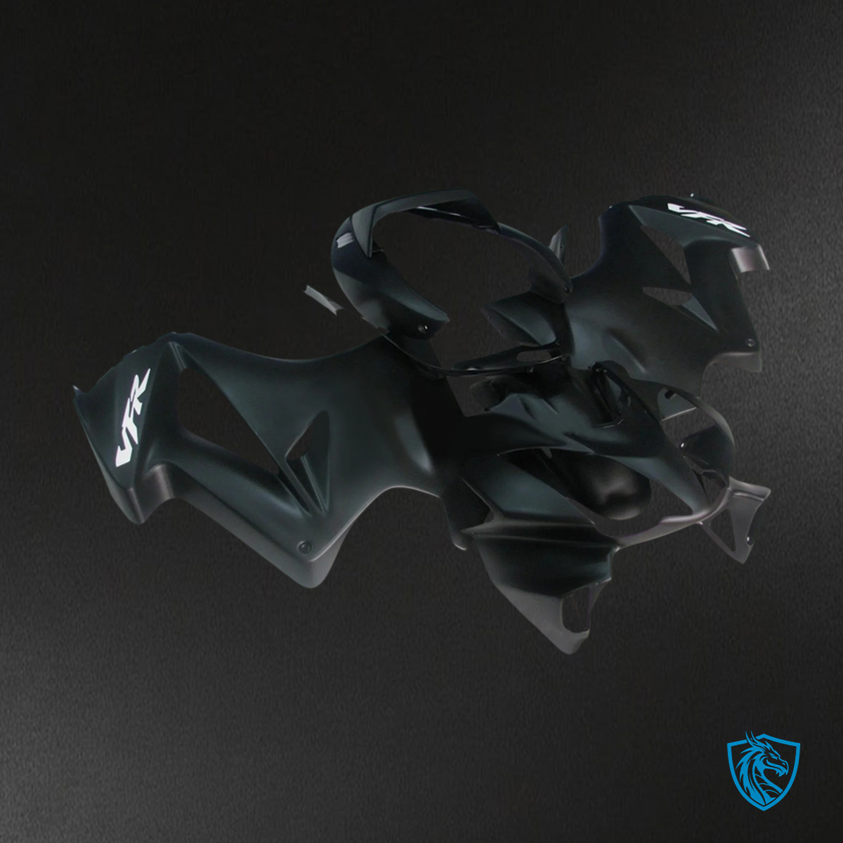 Honda VFR800 (1998-2001) Black ABS Fairing Kit - Side View Right