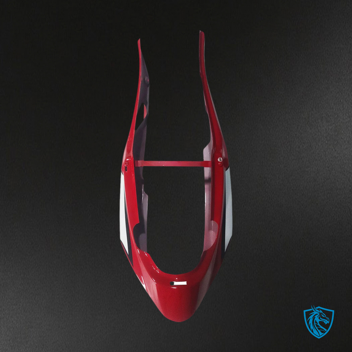 Honda VFR800 (1998-2001) Red & Black ABS Fairing Kit - Side Detail View