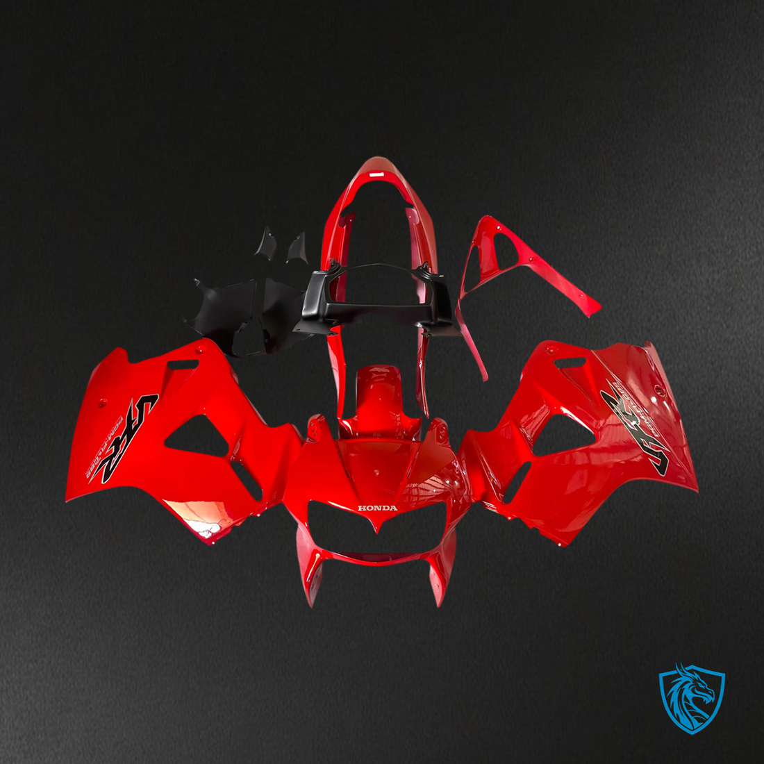 Honda VFR800 (1998-2001) Red - Fairing Kit