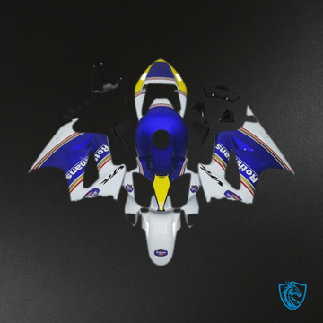 Honda VFR800 (2002-2012) Blue Gloss Rothmans Fairing Kit - Aftermarket ABS Bodywork