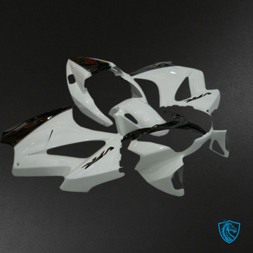 Honda VFR800 (2002-2012) Glossy White Motorcycle - Custom ABS Fairing Ki
