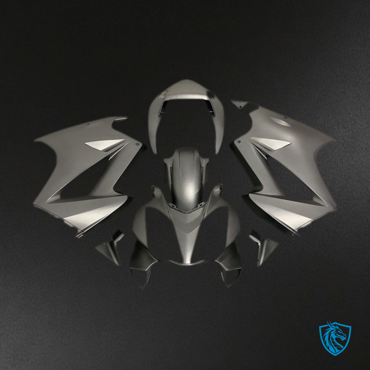 Honda VFR800 (2002-2012) Matt Gray Motorcycle - Fairing Kit | ABS Bodywork