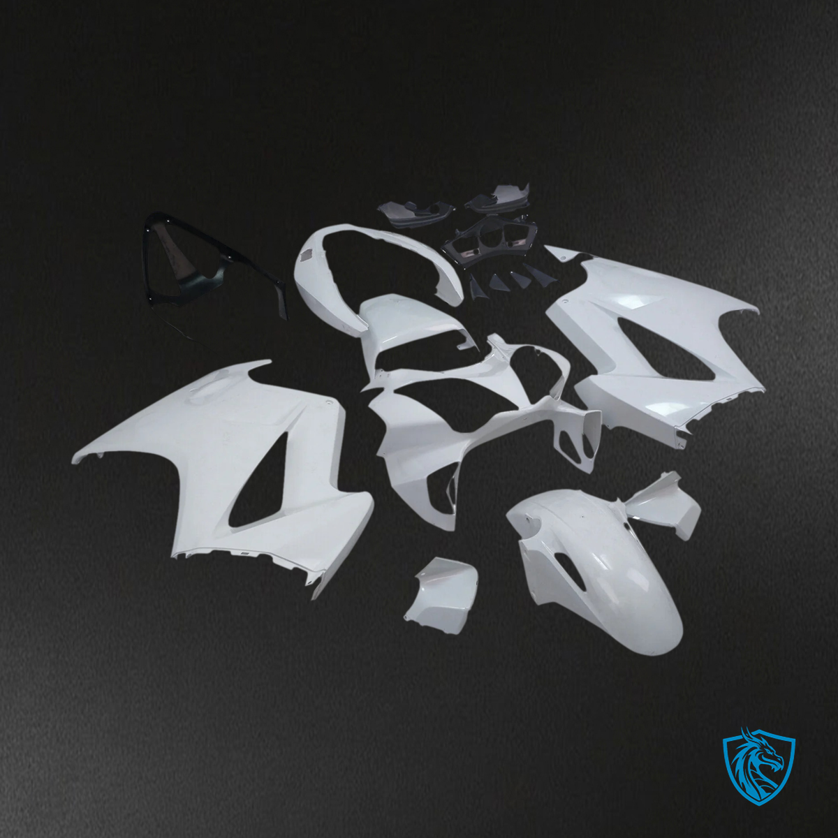 Honda VFR800 (2002-2012) Unpainted ABS Fairing Kit - Side View